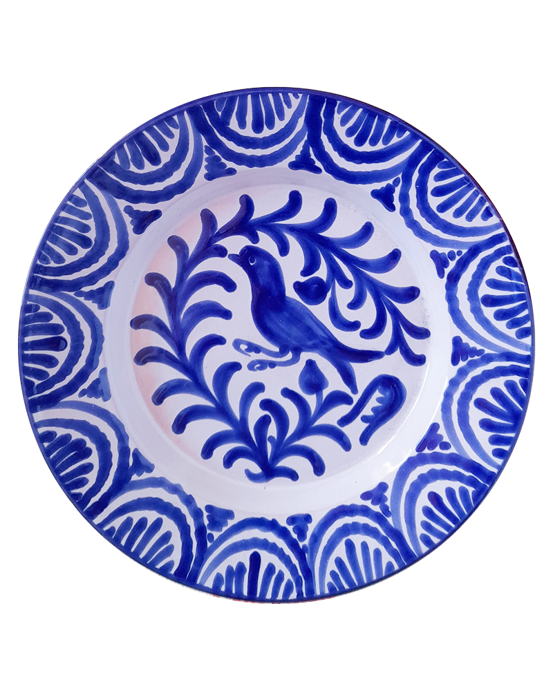 Granada Fajalauza Plate in Green — CASA PLETÓRICA — Handmade